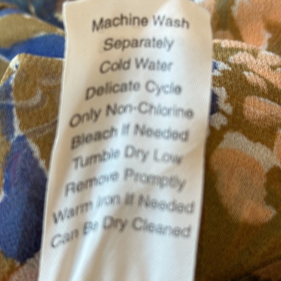 CAbi Shakespeare Multicolored Floral Tie Kimono Jacket # 360 Size Small - Picture 13 of 16